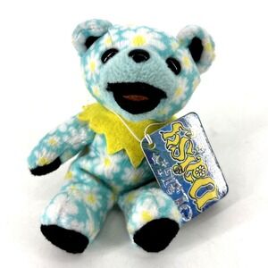 "Lil Daisy" Grateful Dead 5" Bean Bear Cubs Plush Liquid Blue Vintage